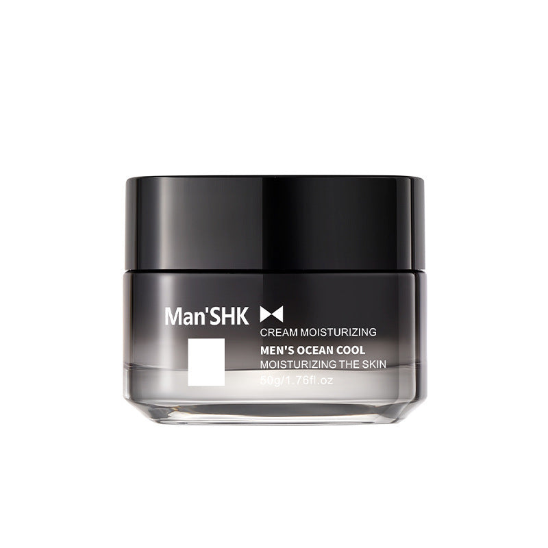 Jiefuquan Men’s Ocean Cool Cream 50g – Moisturizing & Anti-Aging