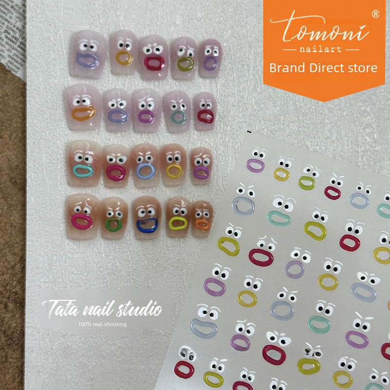 Mouth Monster Nail Stickers – Cute Japanese Jelly Nails