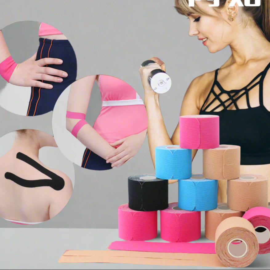 Pre-Cut Muscle Adhesive Tape – Sports Injury Support