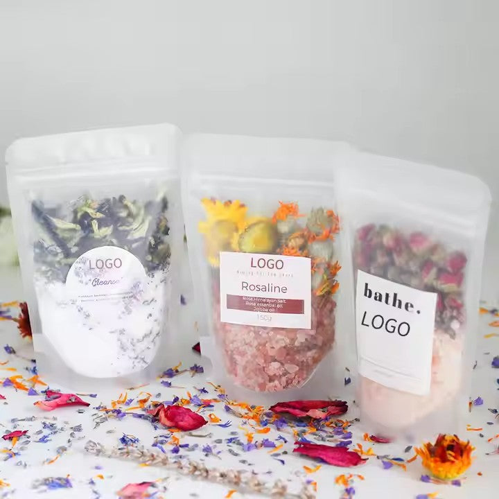Himalayan Fragrance Bath Salt with Dried Flowers