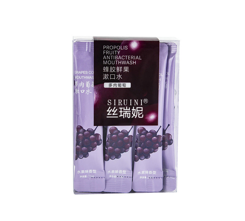 Portable Propolis Fruit Mouthwash Strips Fresh Breath Oral Care Set