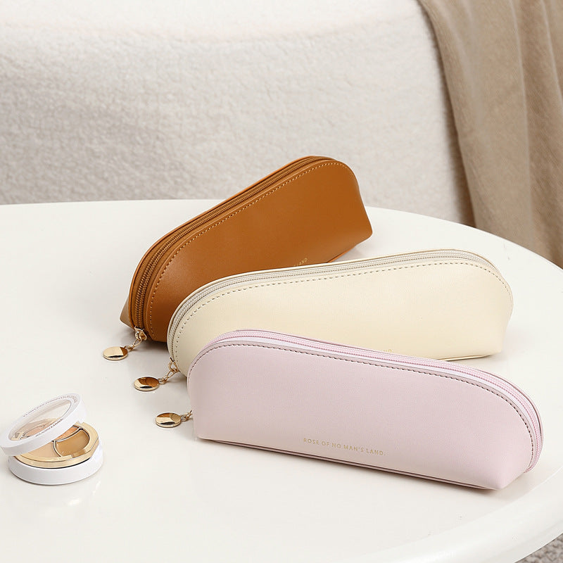 Waterproof Makeup Brush Bag – Leather Travel Organizer