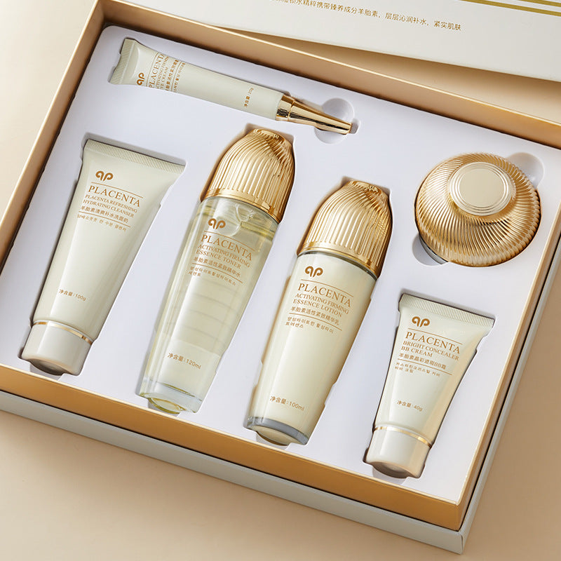 Korean Sheep Placenta 6-Piece Skin Care Set – Hydrating & Moisturizing