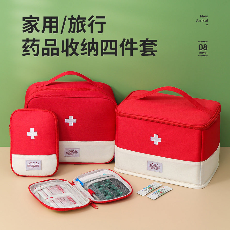 Portable Travel First Aid & Emergency Medicine Kit