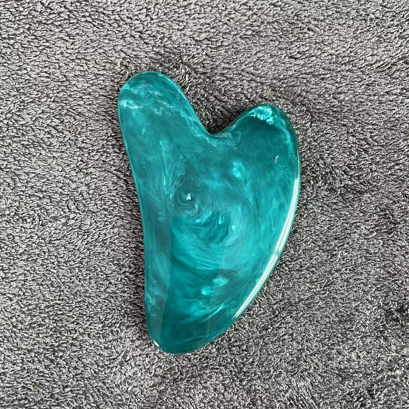 Heart Shape Resin Gua Sha Set