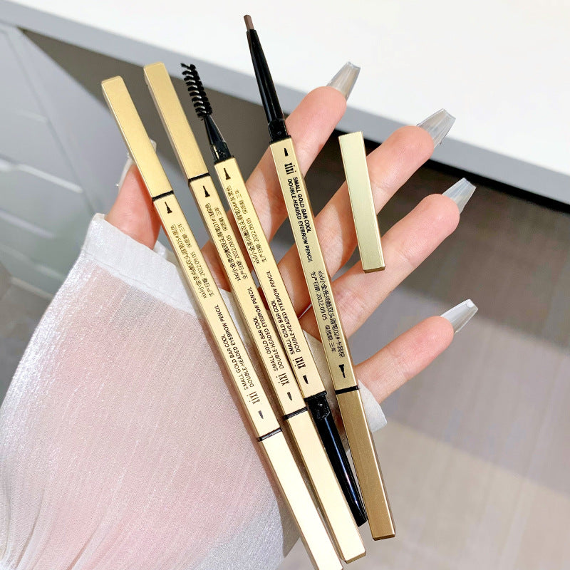 XIXI Triangle Eyebrow Pencil – Small Gold Chopsticks Edition