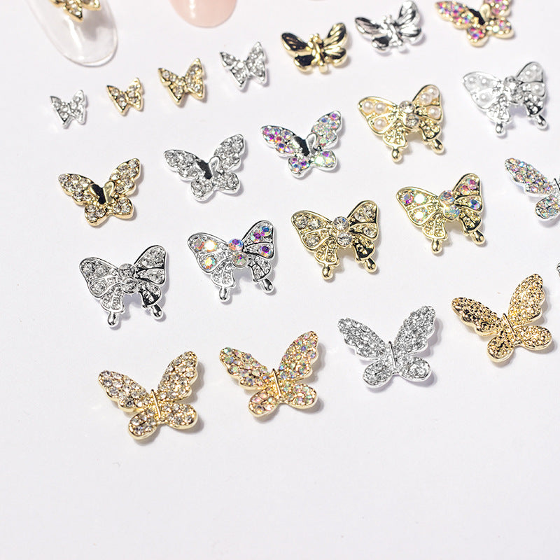 Butterfly Nail Jewelry – Mini 3D Inlay Decoration Charms
