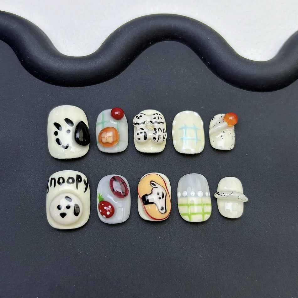 Heaps of Dogs 3D Cute Nails