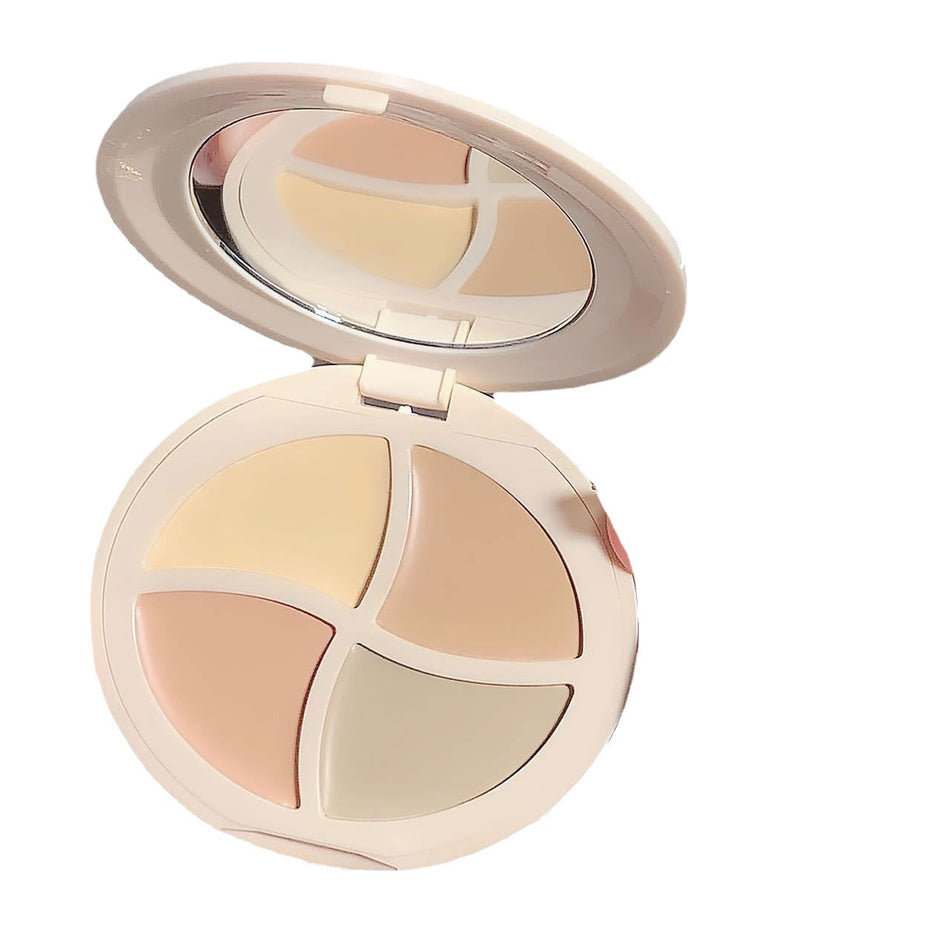 Sweet Mint 4-Color Concealer Palette for Brightening & Dark Circles