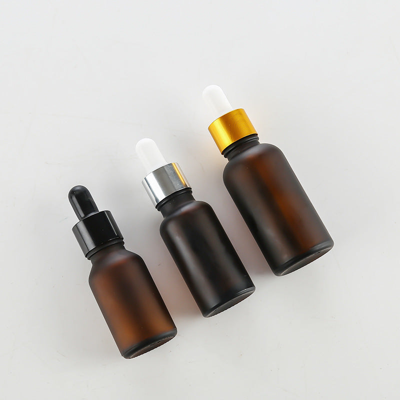 Frosted Brown Essential Oil Dropper Bottle Cosmetic Sub-Bottle