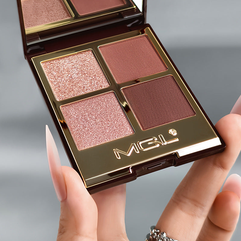Four-Color Gentle Earth Tone Eyeshadow Palette