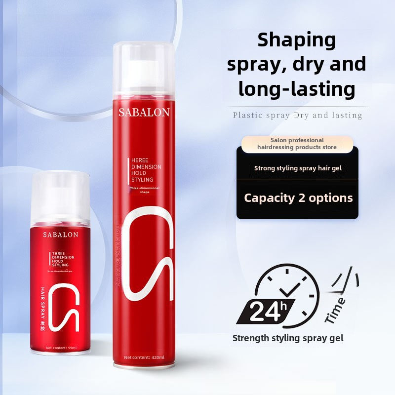Shabelong Styling Gel Spray – Light Hold, Non-Hard Finish