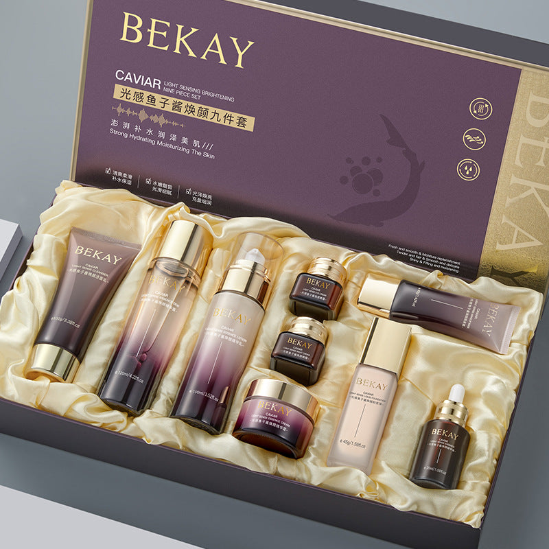 Bekay Caviar Rejuvenating 9-Piece Skin Care Set – Moisturizing & Hydrating