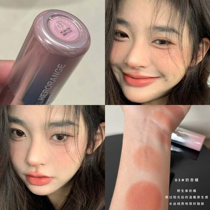 Herorange Liquid Blush – Multi-Purpose Low-Saturation Matte Cheek & Eye Color