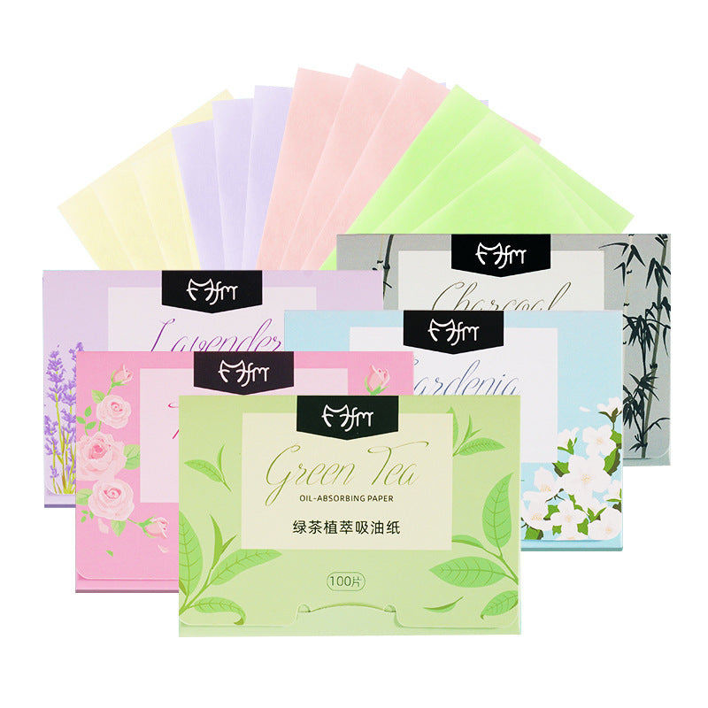 Bamboo Charcoal & Green Tea Oil-Absorbing Facial Paper – Magic Beauty Sheets