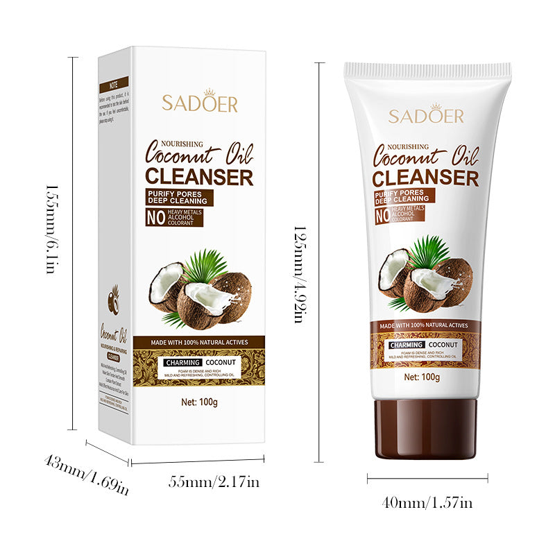SADOER Coconut Oil Facial Cleanser