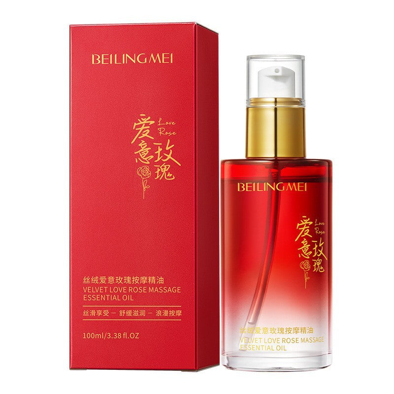 Rose Essential Massage Oil for Full Body Relaxation