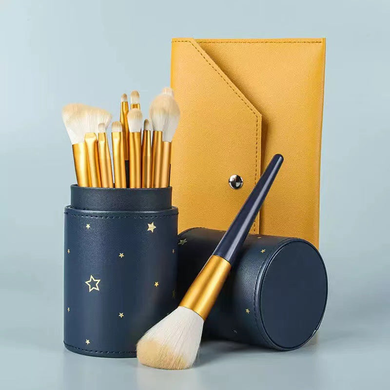 Ermu Grape Makeup Brush Set for Eyeshadow and Face