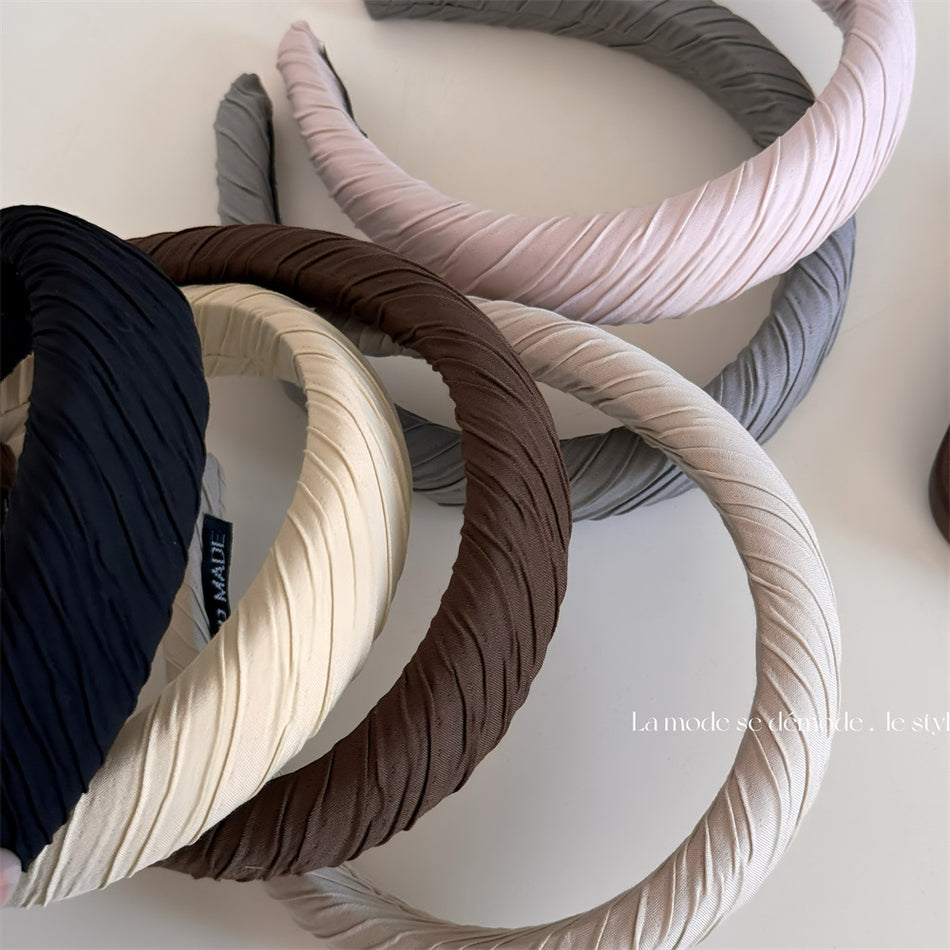 Pleated Fabric Headband