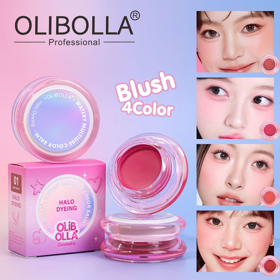 Olibolla Matte Glossy 4-Color Blush Cream