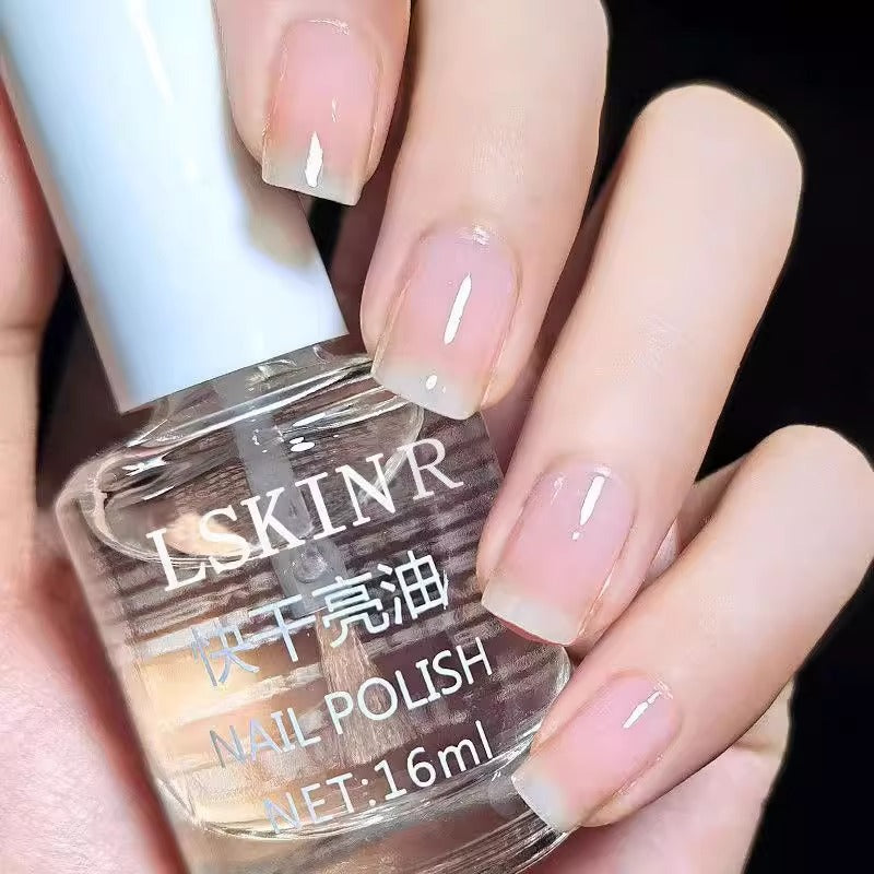 Bright Transparent Base Coat – Quick-Dry Waterproof