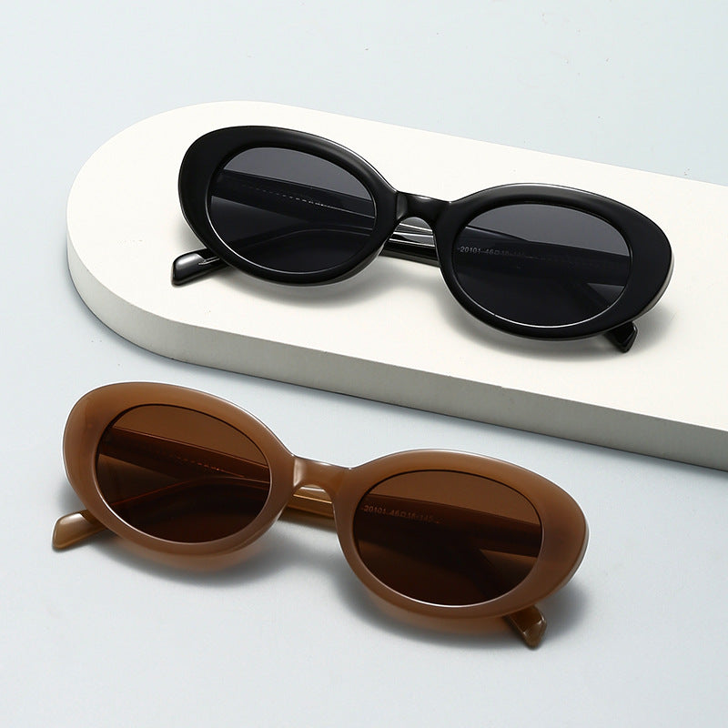 YX Retro Small Cat-Eye Sunglasses – High-End Unisex