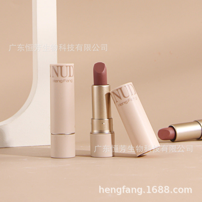 Hengfang Velvet Matte Nude Lipstick