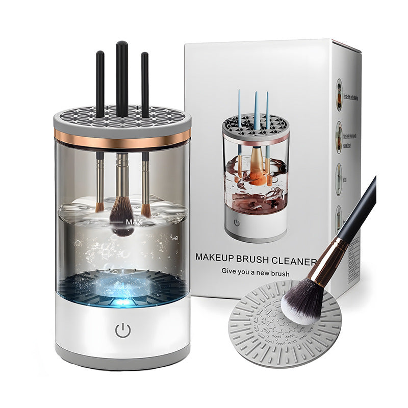 Fully Automatic Makeup Brush Cleaner – Powder Puff & Cosmetic Tool