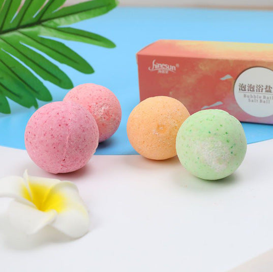 Moisturizing Essential Oil Bath Salt Ball Set