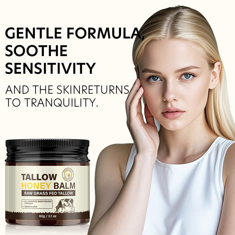 Cross-Border Facial Cream Tallow Honey Balm Natural Moisturizer Deeply Nourishes the Skin Cow Fat Honey Cream