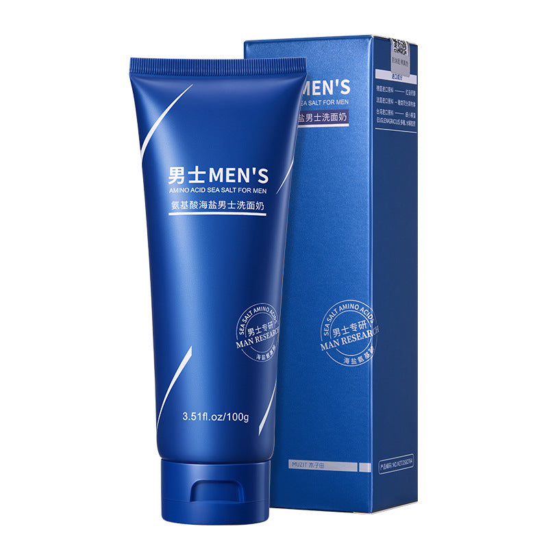 Muzitian Sea Salt Men’s Cleanser – Oil Control