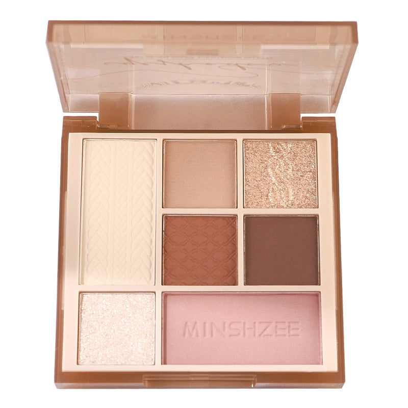 Ming Xizhi 7-Color Earth Tone Eyeshadow Palette 2032