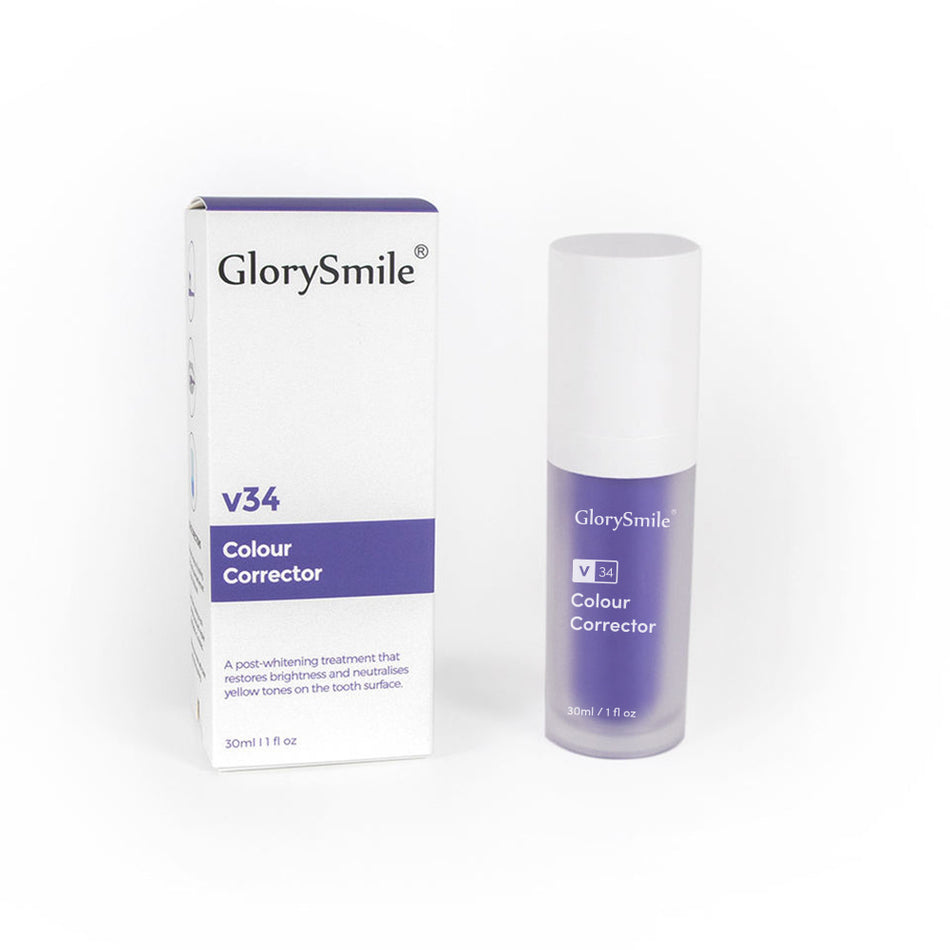 V34 Purple Teeth Whitening Serum – Glory Smile