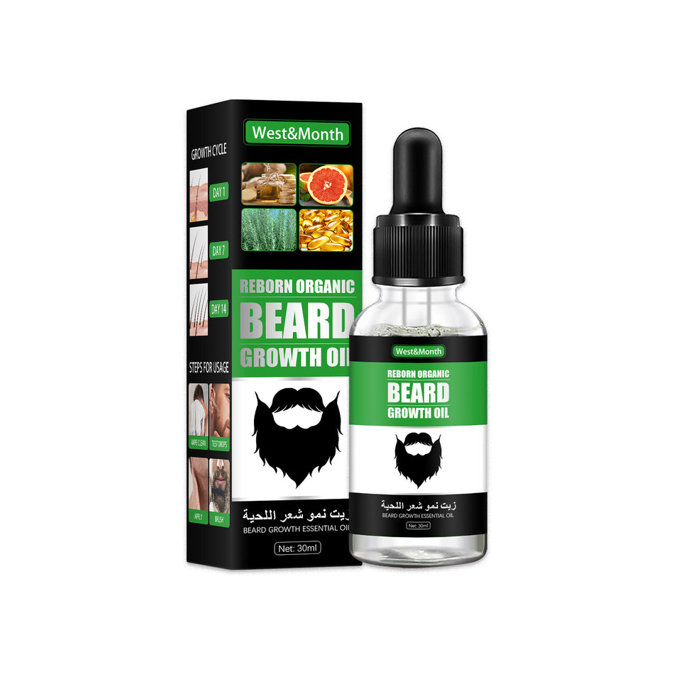 Men’s Beard Growth Oil – Dense & Nourishing Formula