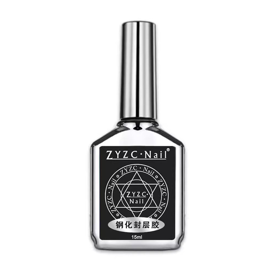 ZYZC Frosted Tempered Base & Seal Nail Adhesive