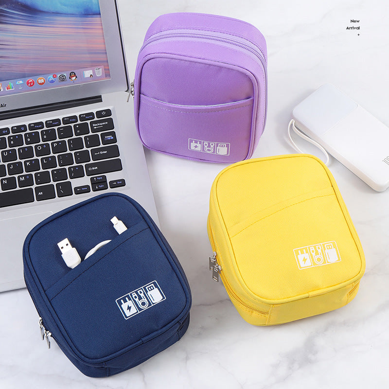 Multi-Function Electronic Accessories Storage Bag – Cable & Earphone Organizer