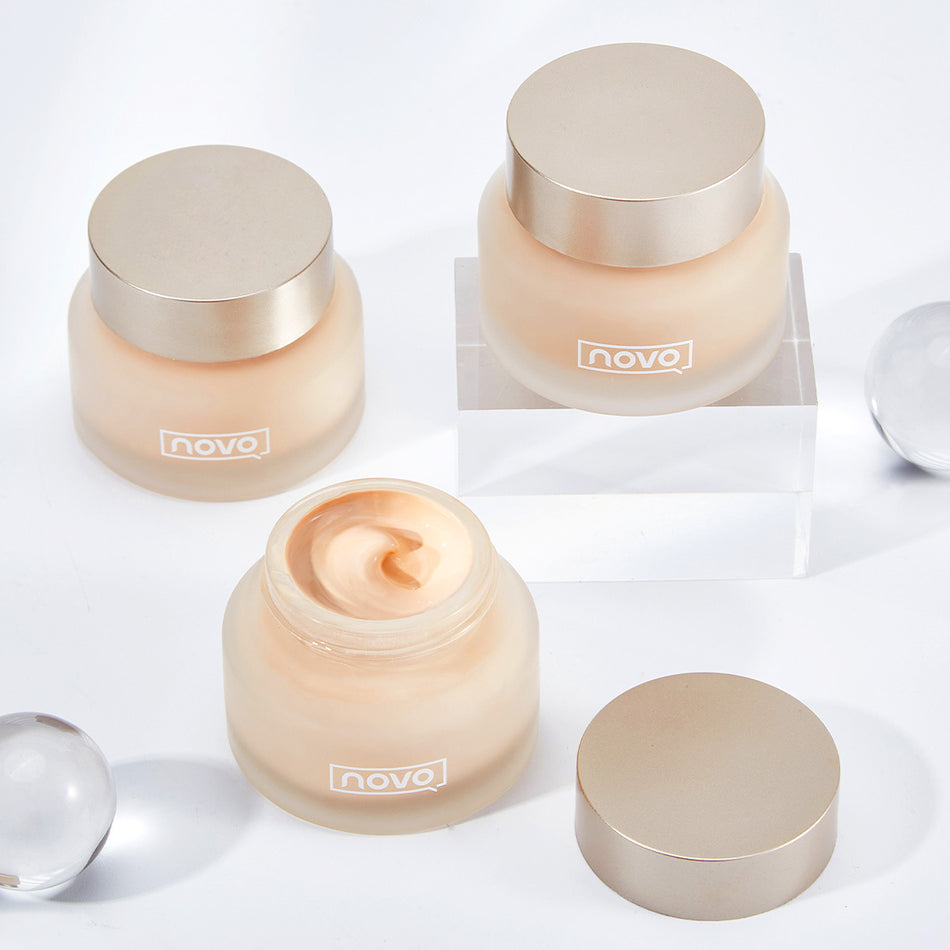 NOVO Luxury Pet Soft Light Foundation – Natural Glow, No Pores
