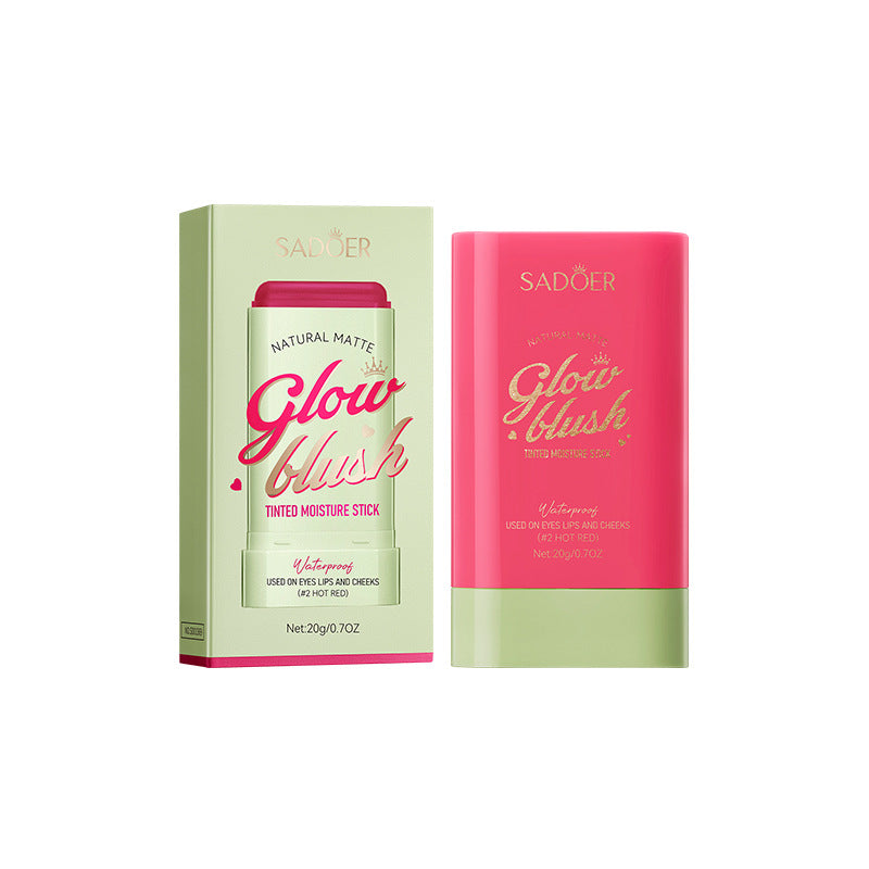 Sadoer Matte Radiant Blush & Highlighter Stick