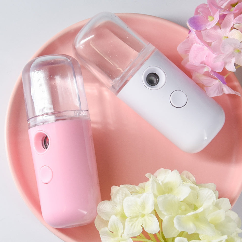 Portable Nano Spray Facial Humidifier Rechargeable Cold Steamer