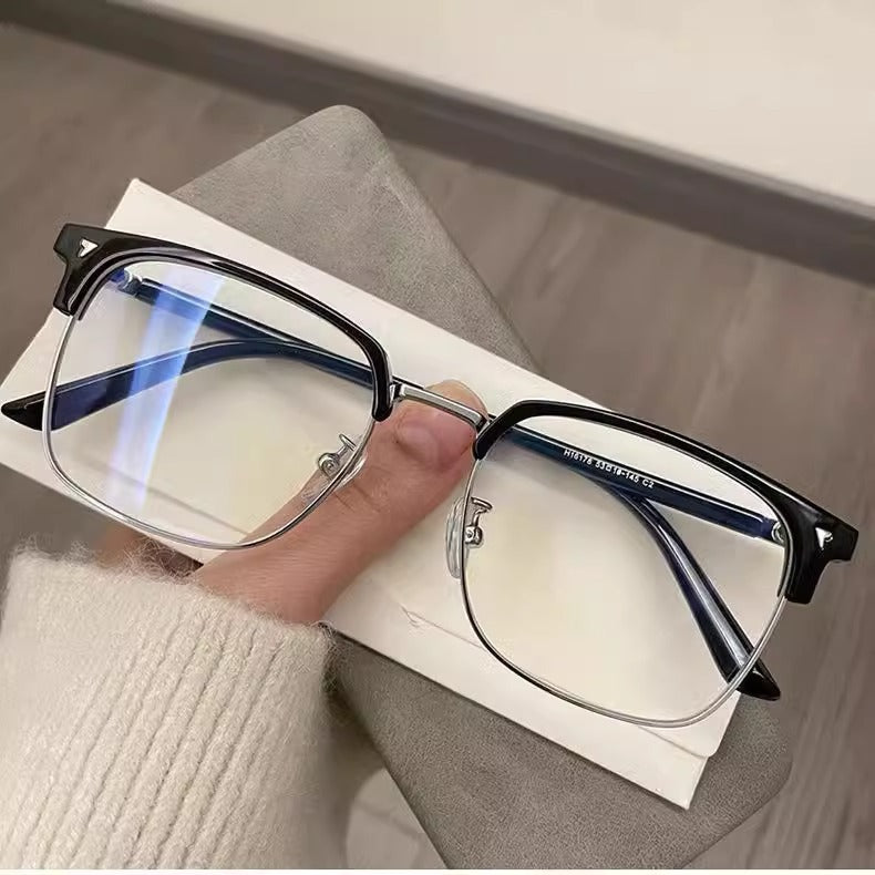 Men’s Color-Changing Half-Frame Glasses