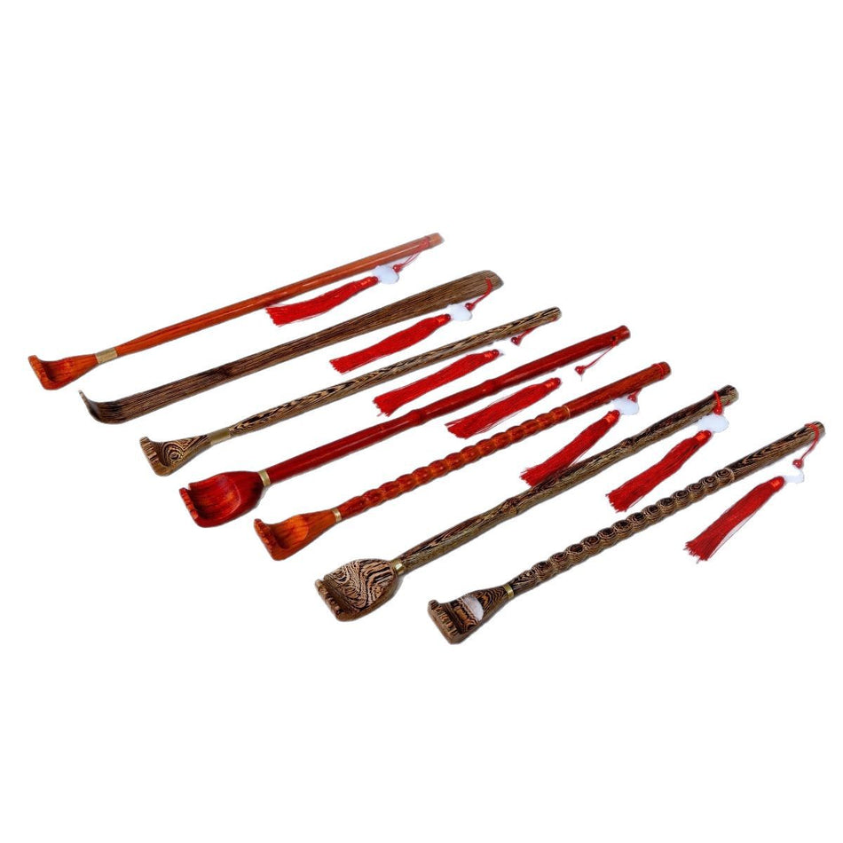 Safflower Pear Wood Back Scratcher Nepal Tool