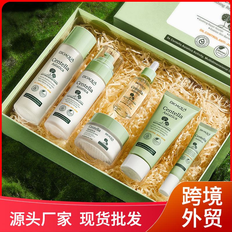 BIOAOUA Centella 6-Piece Facial Care Set – Skin Care Box