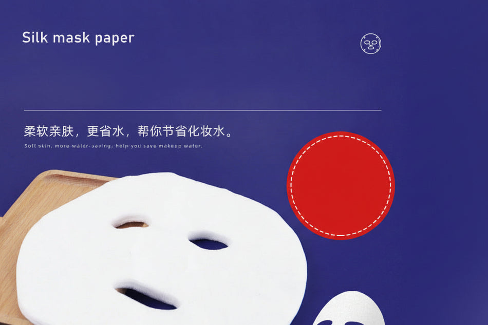 Silk Facial Mask Paper for Spa Use