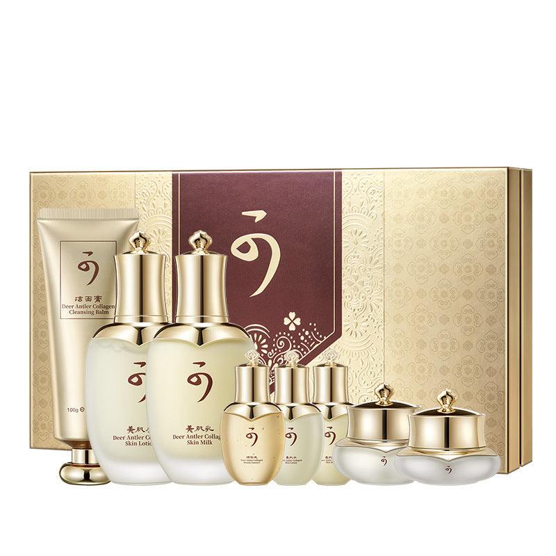 Lanifangke Deer Antler 8-Piece Skincare Gift Set