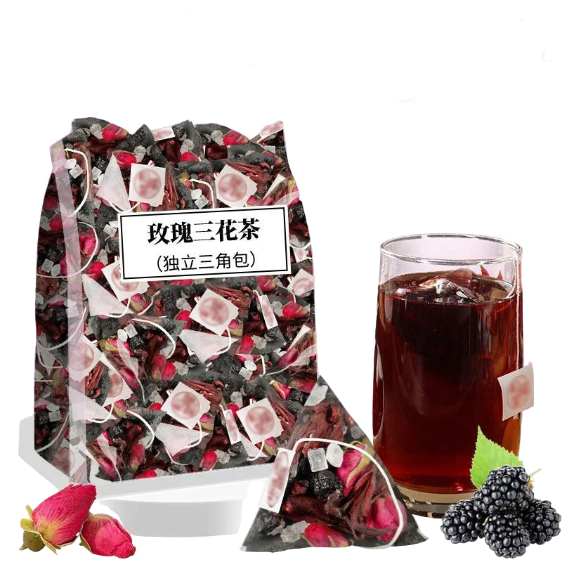Mulberry Rose Luoshen Tea Bags – Health Tea for Girls, Beauty & Wellness