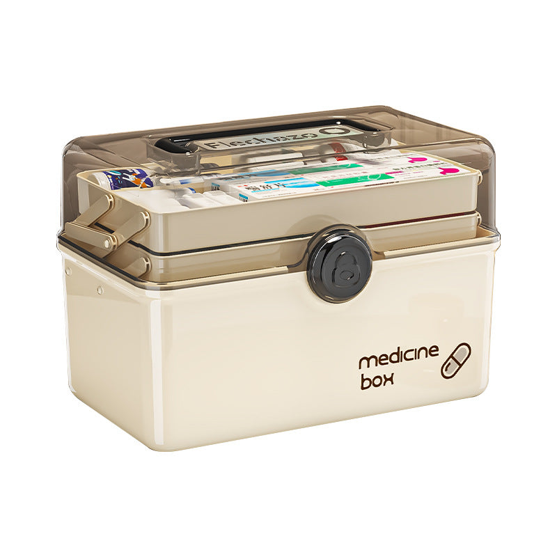 Large Capacity Multi-Layer Medical Case with Lid