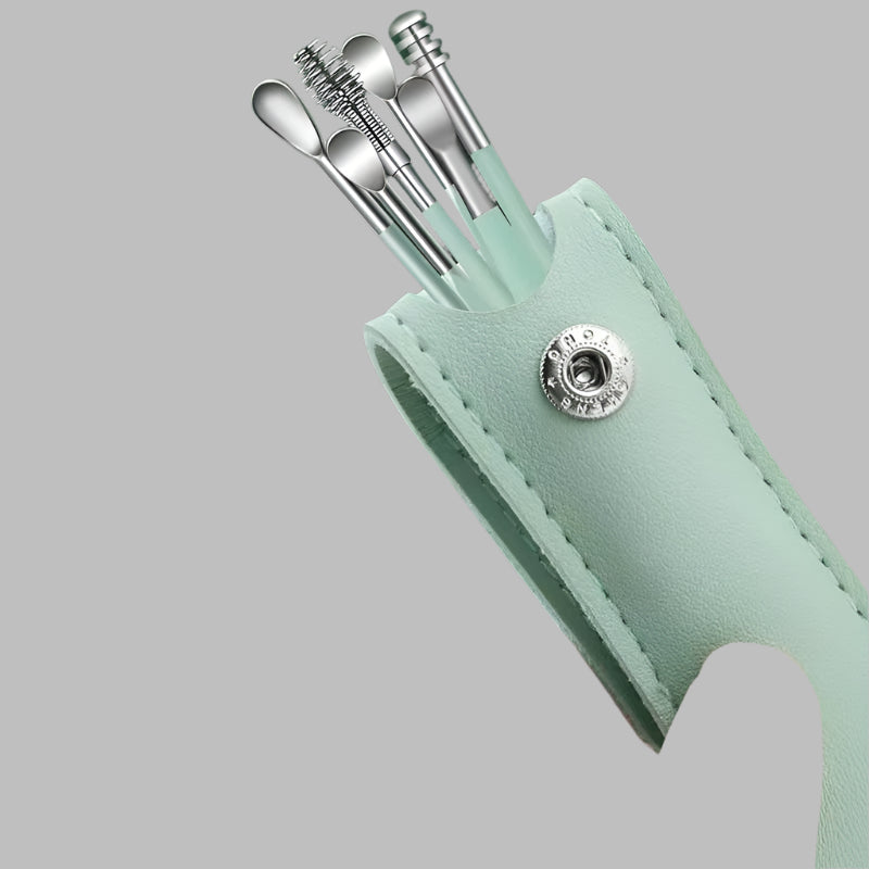 6-Piece Stainless Steel Ear Digging Spoon Set