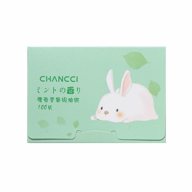 CH Facial Oil Absorbing Paper – 100 Portable Sheets for Makeup