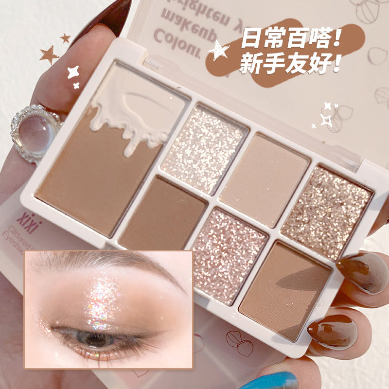 Xixi Seven-Color Eyeshadow Palette – Daily Earth Tones