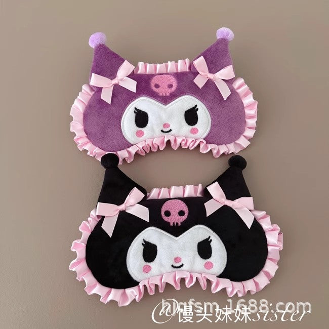 Cute Cartoon Kulomi Plush Sleep Eye Mask